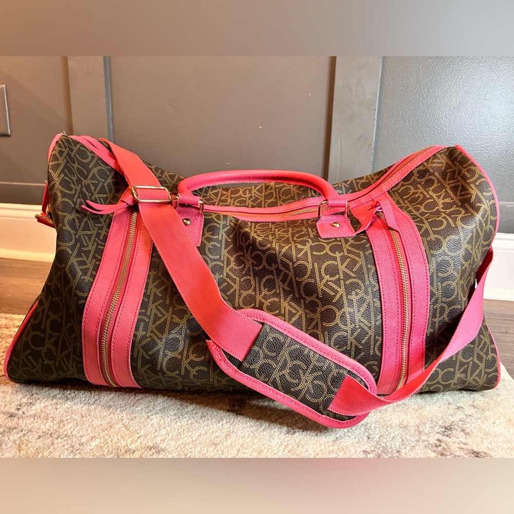 Calvin Klein Monogram Travel Duffle Bag